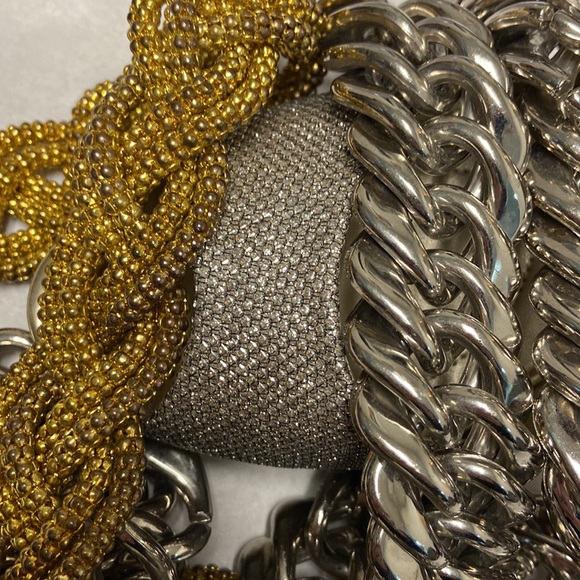 Bandolino metallic glitter sparkly peep toe heels size 6.5 - Picture 8 of 8